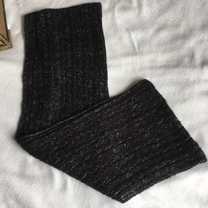 6/$20 black with silver infinity scarf